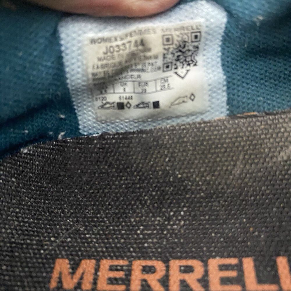 Merrell Shoes Siren 3 Aerosport Women 8.5 Gray Orange Trek Hiking Sneakers 3652 - Picture 15 of 16
